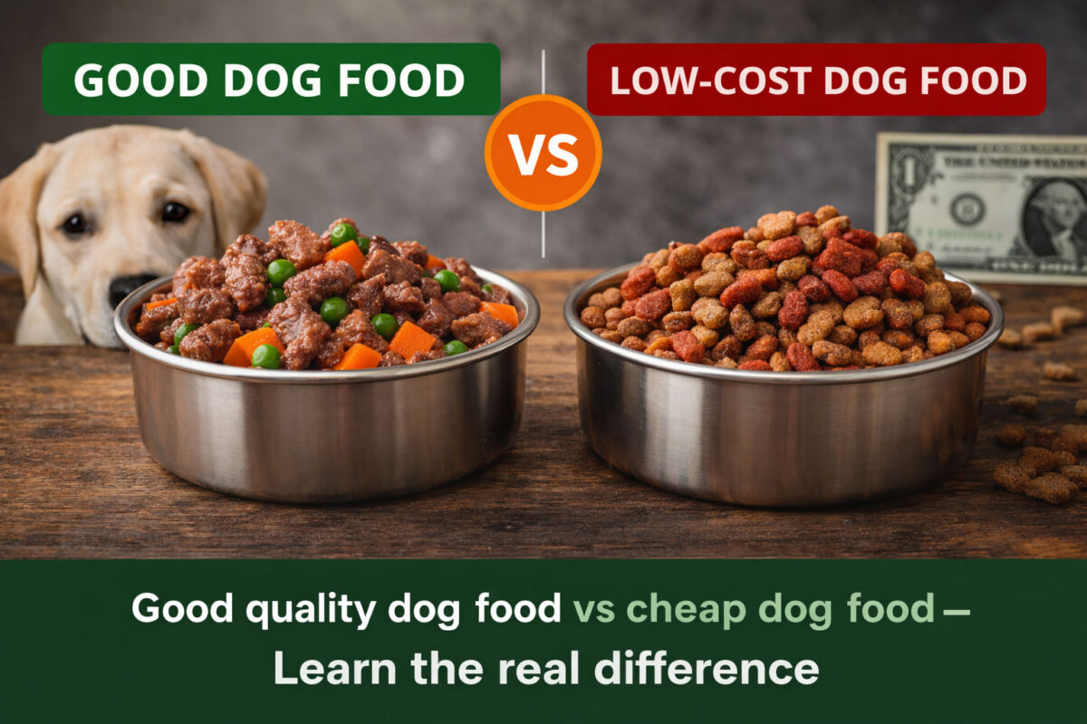 Good Dog Food vs Cheap Dog Food: What Every Dog Owner Should Know
